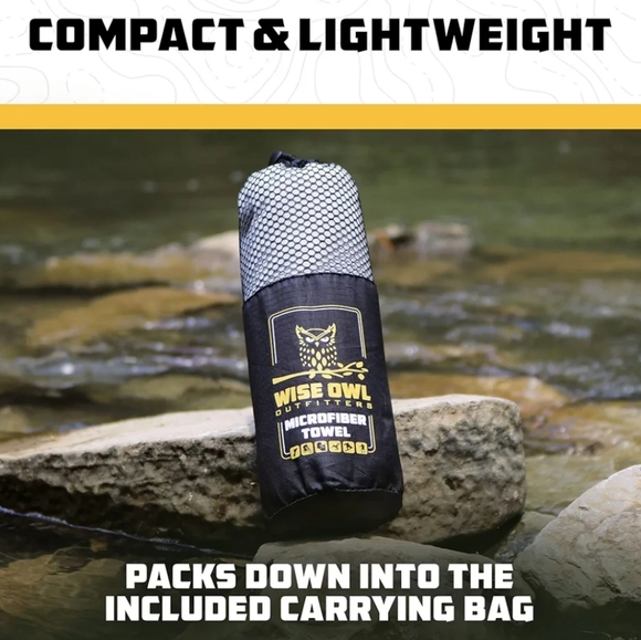 Wise Owl Outfitters Dry Microfiber Towel - Picture 4 of 4